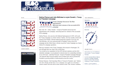 Desktop Screenshot of blog.4president.us