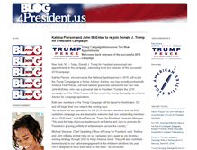 Tablet Screenshot of blog.4president.us