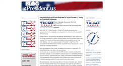 Desktop Screenshot of blog.4president.org