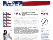 Tablet Screenshot of blog.4president.org